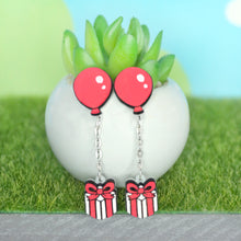 Load image into Gallery viewer, Gift Balloon Earrings