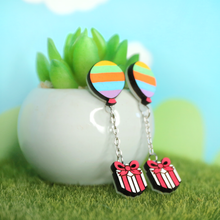 Load image into Gallery viewer, Bunny Balloon Earrings