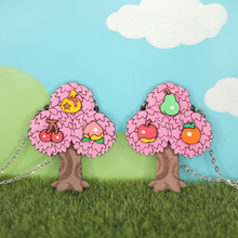 Load image into Gallery viewer, Fruit 'n Bells Sakura Necklace