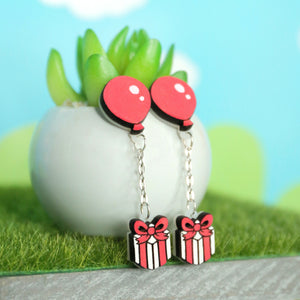 Gift Balloon Earrings