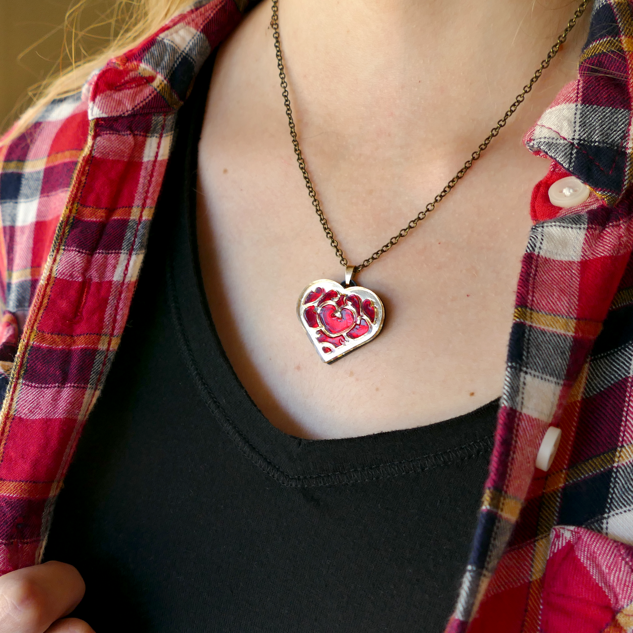 Heart 2025 container necklace